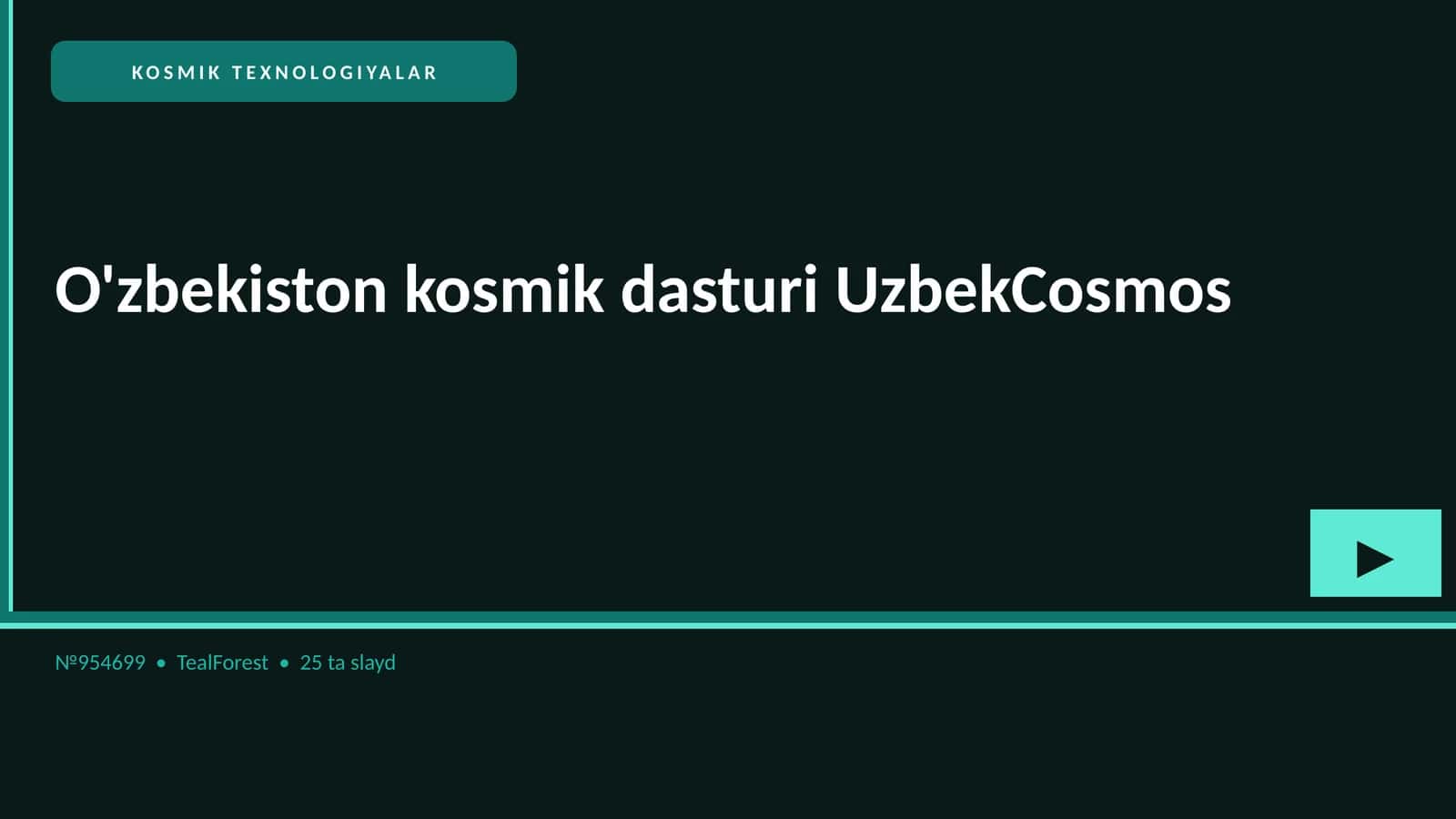 KOSMIK TEXNOLOGIYALAR