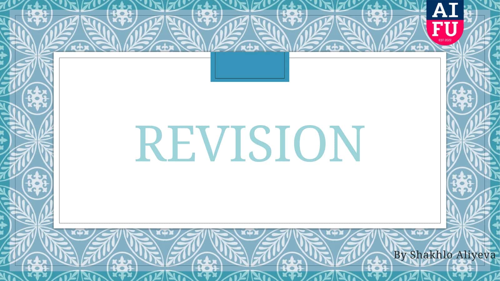 REVISION