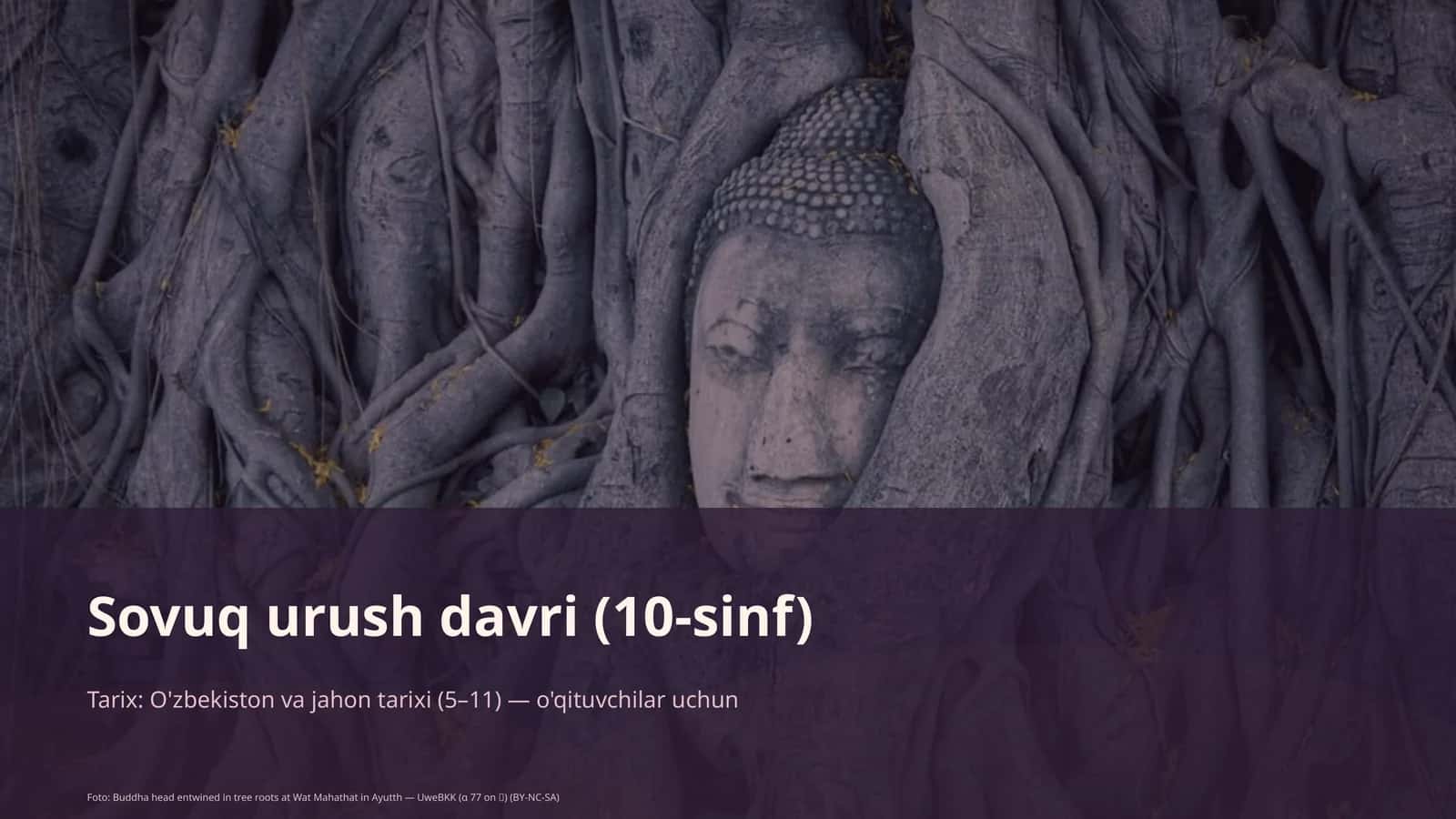 Sovuq urush davri (10-sinf)