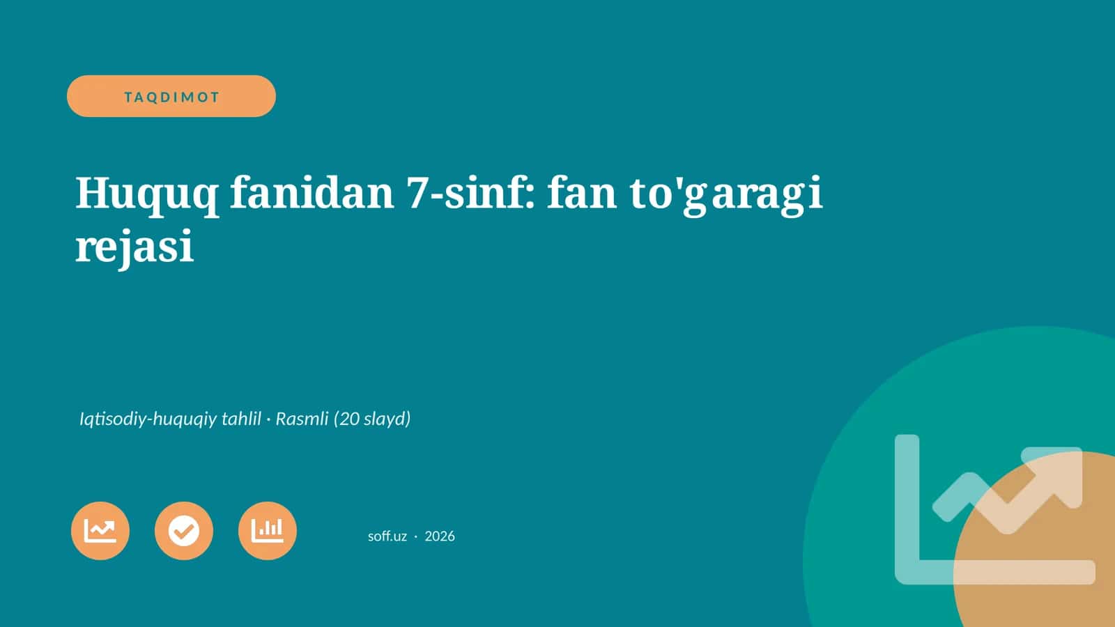 7-sinf: fan to'garagi rejasi