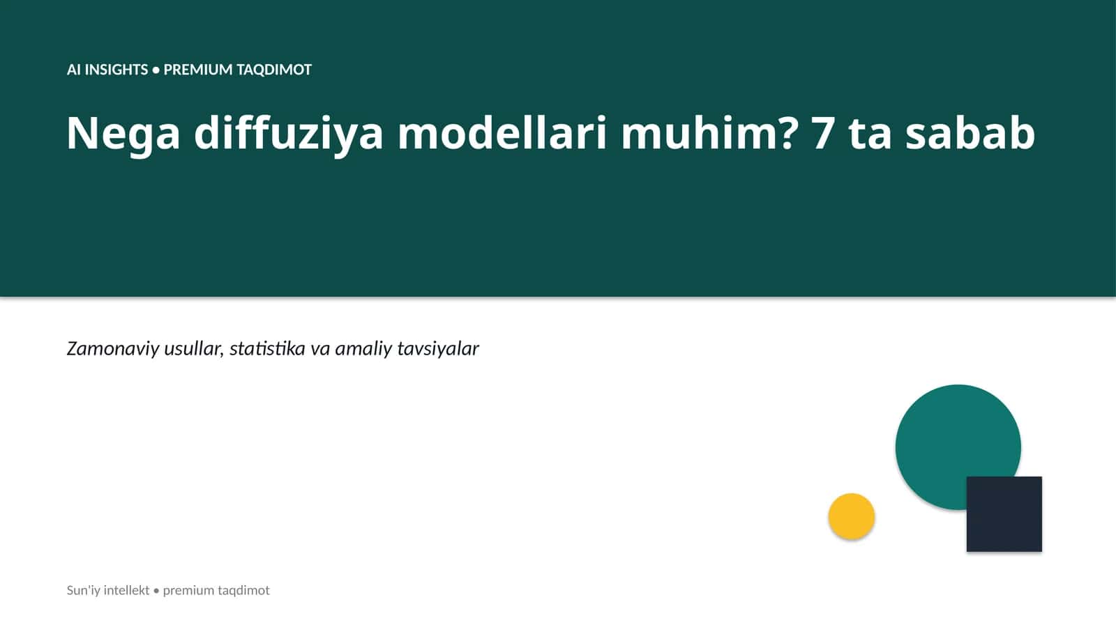 Sun'iy Intellekt