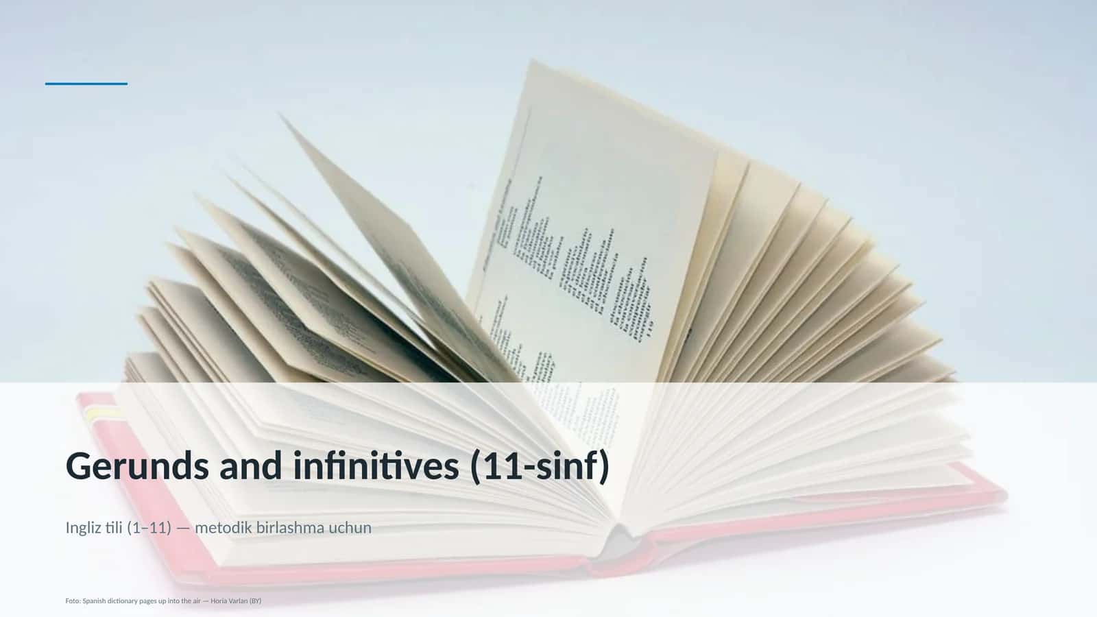 Gerunds and infinitives (11-sinf)