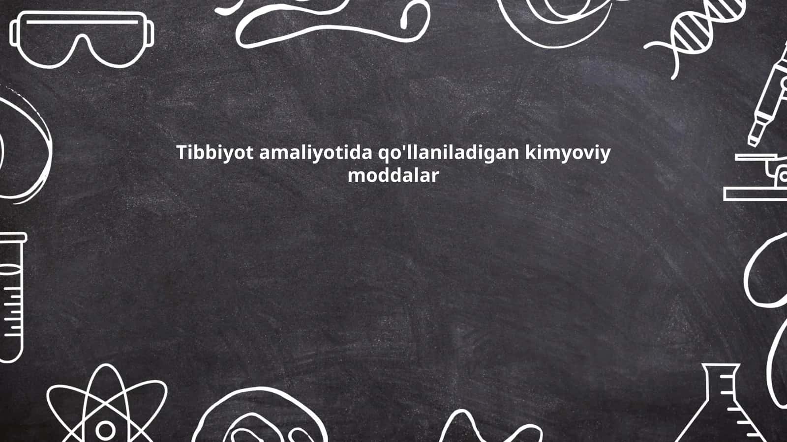 Farmatsevtik kimyoviy moddalar