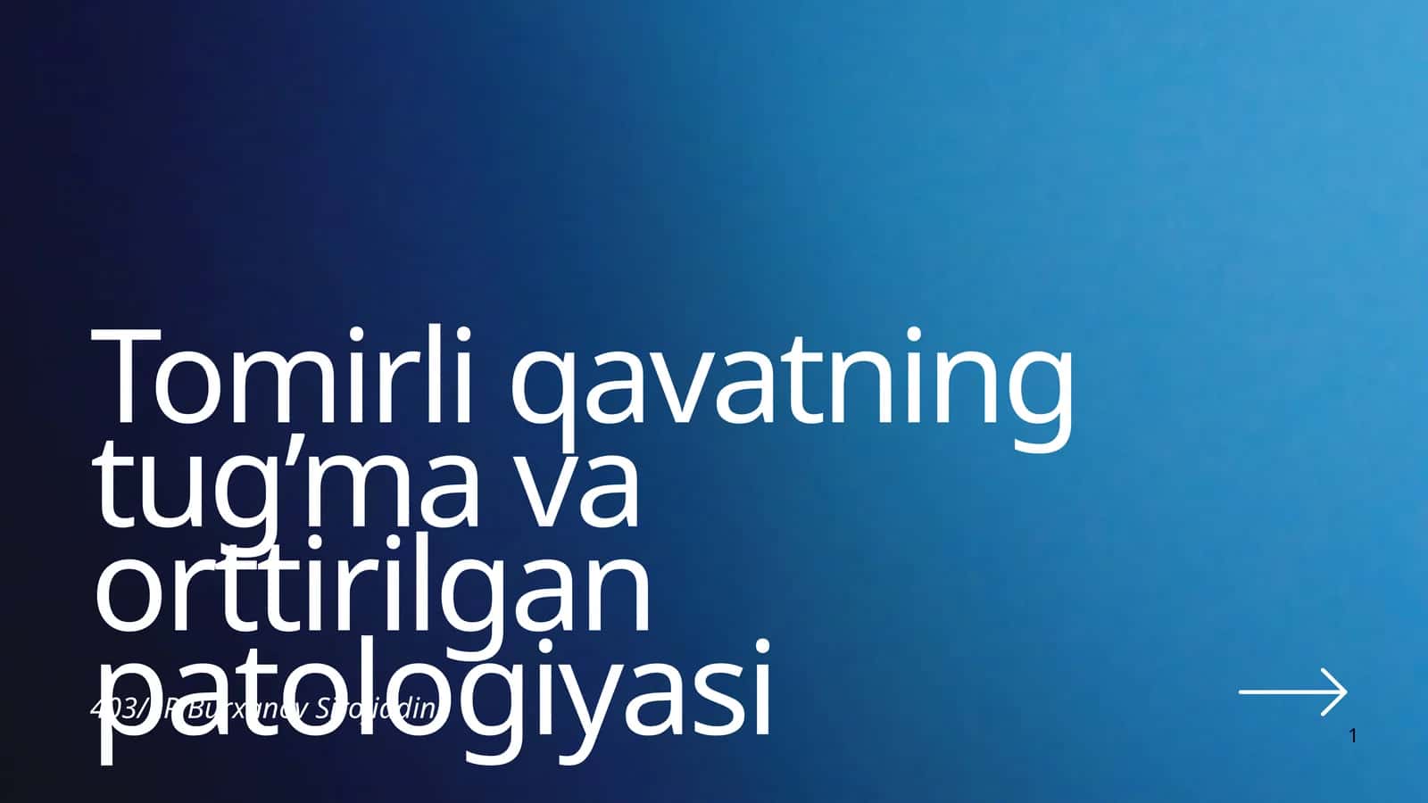 Tomirli qavat kasalliklari