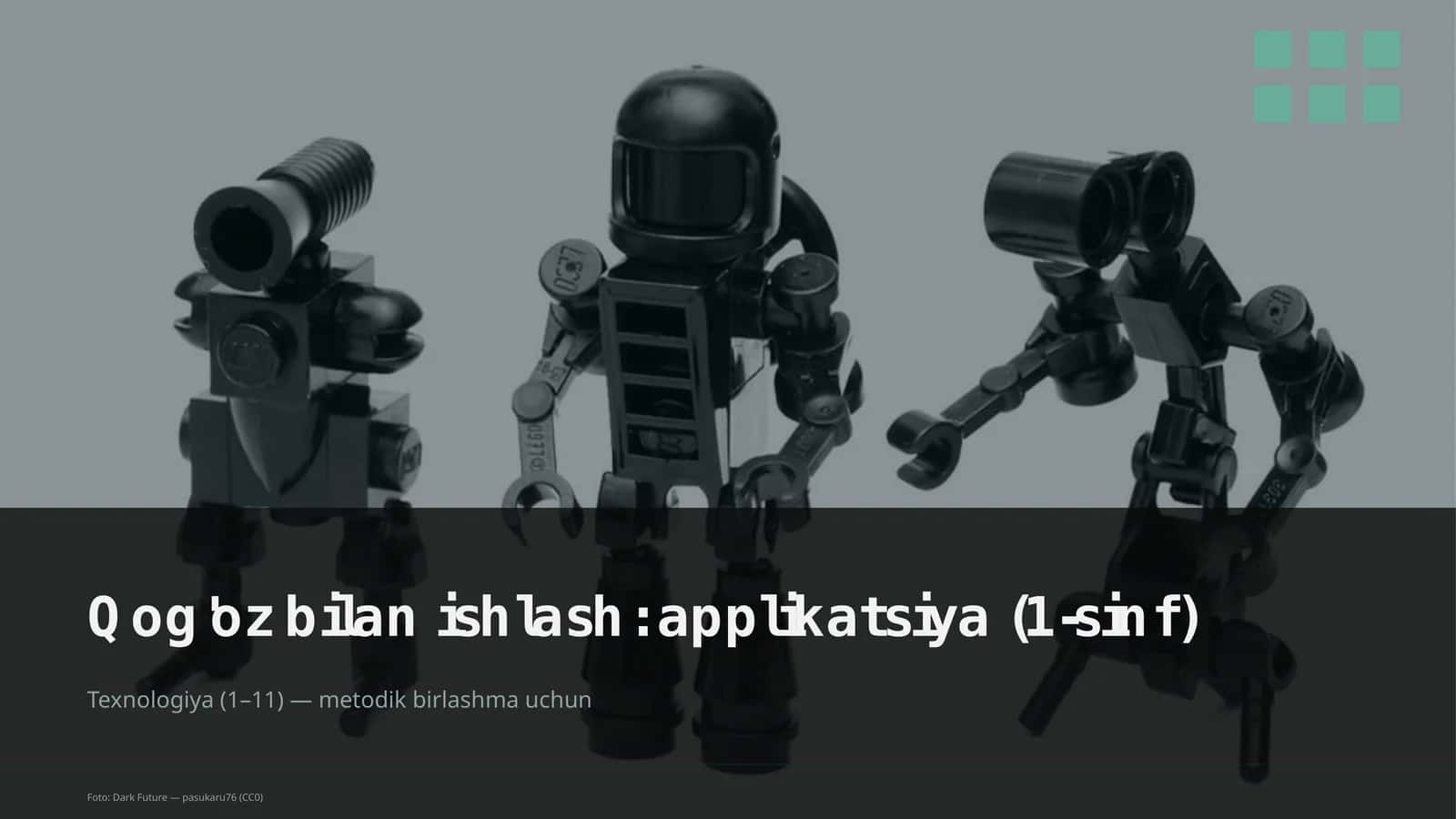 Qog'oz bilan ishlash: applikatsiya (1-sinf)