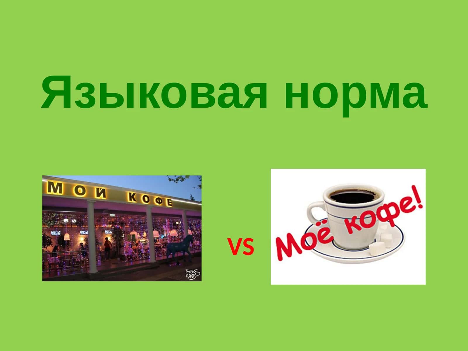 Языковая норма