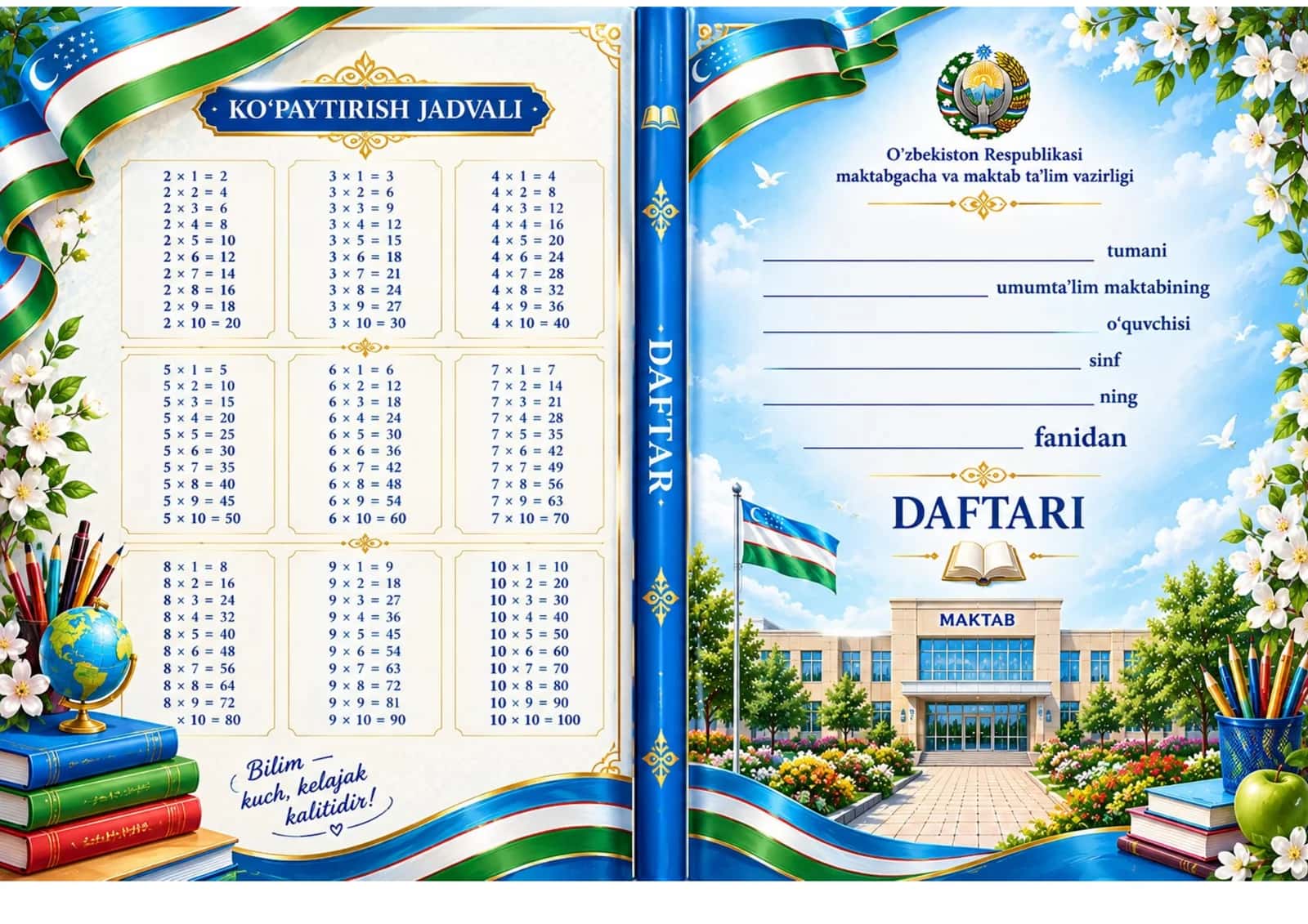 DAFTAR MUQOVASI MAKTAB UCHUN YANGI
