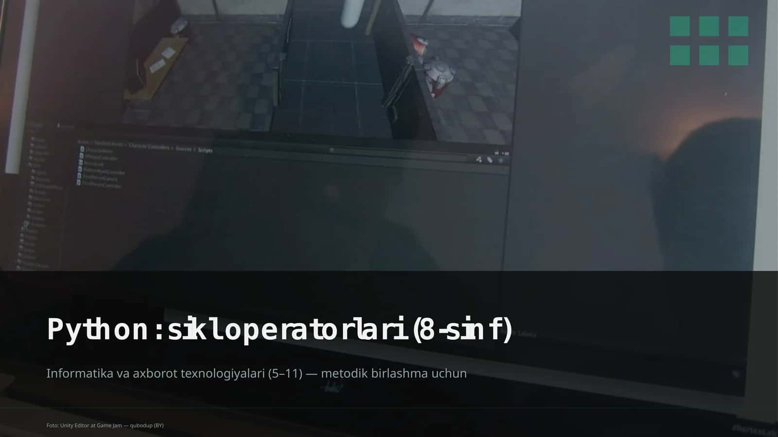 Python: sikl operatorlari (8-sinf)