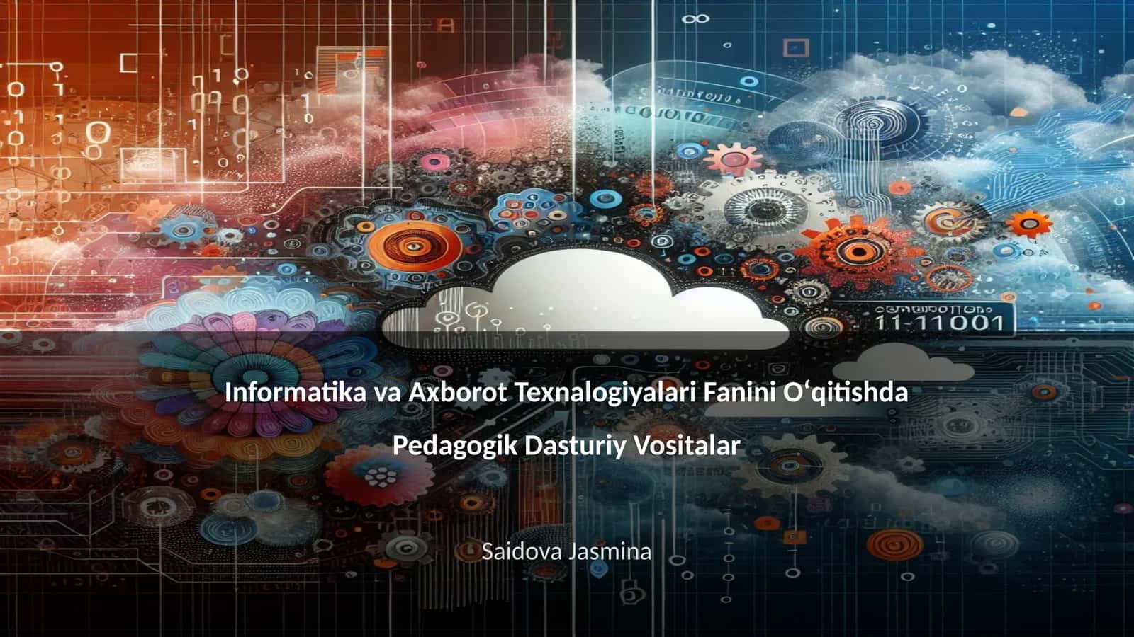 Informatika va Axborot Texnalogiyalari Fanini Oʻqitishda Pedagogik Dasturiy Vositalar