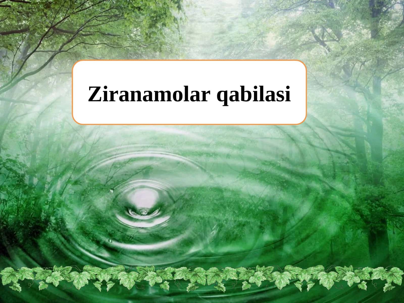 Ziranamolar qabilasi