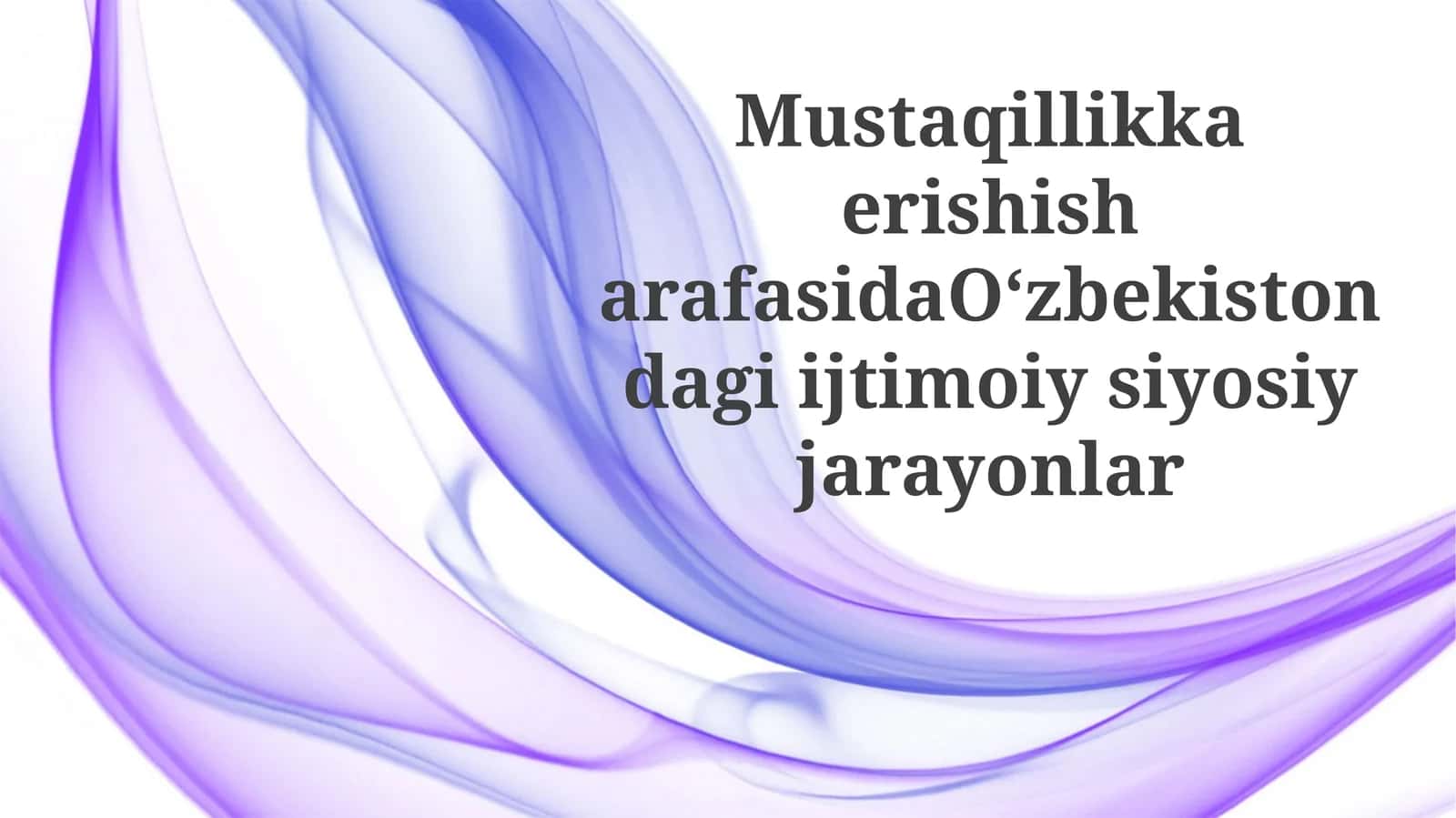 Mustaqillik Arafasida O'zbekistonning Ijtimoiy Hayoti