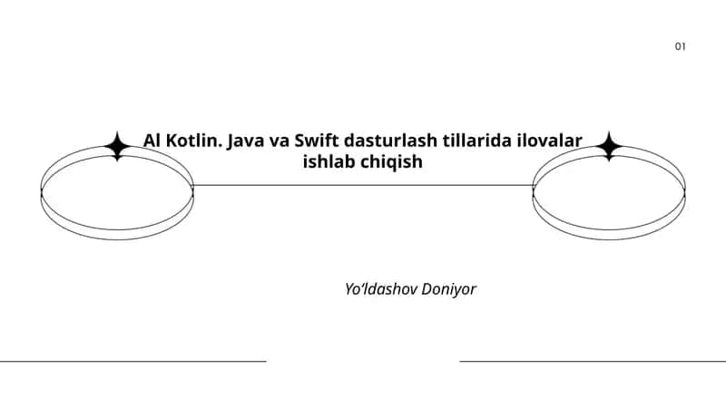 Al Kotlin. Java va Swift dasturlash tillarida ilovalar ishlab chiqish