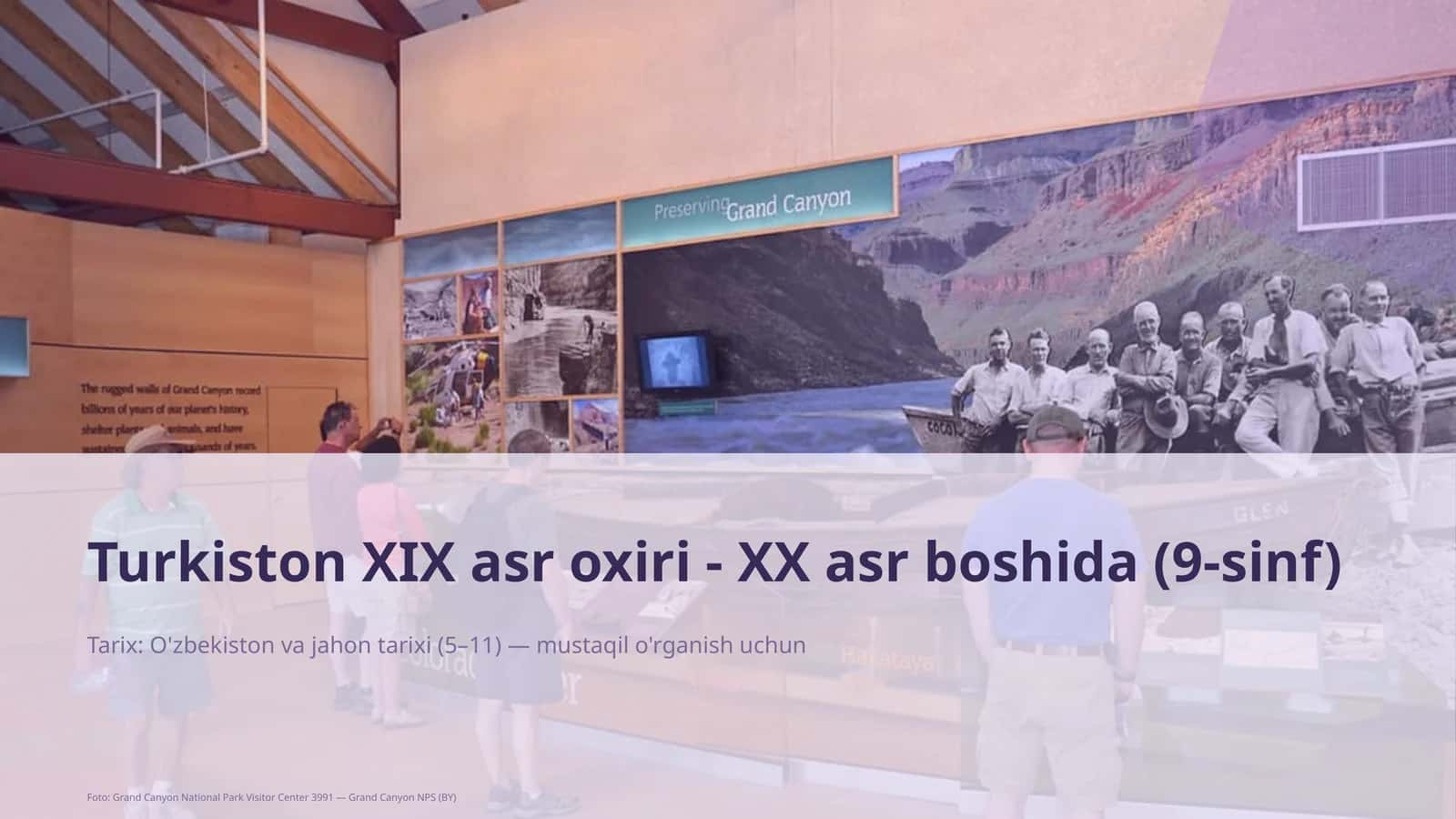 Turkiston XIX asr oxiri - XX asr boshida (9-sinf)