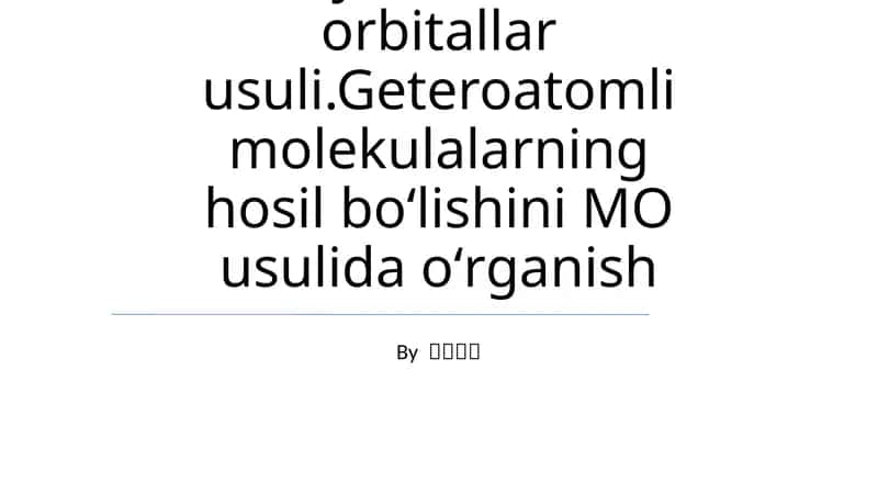 Valent boʻlar nazariyasi