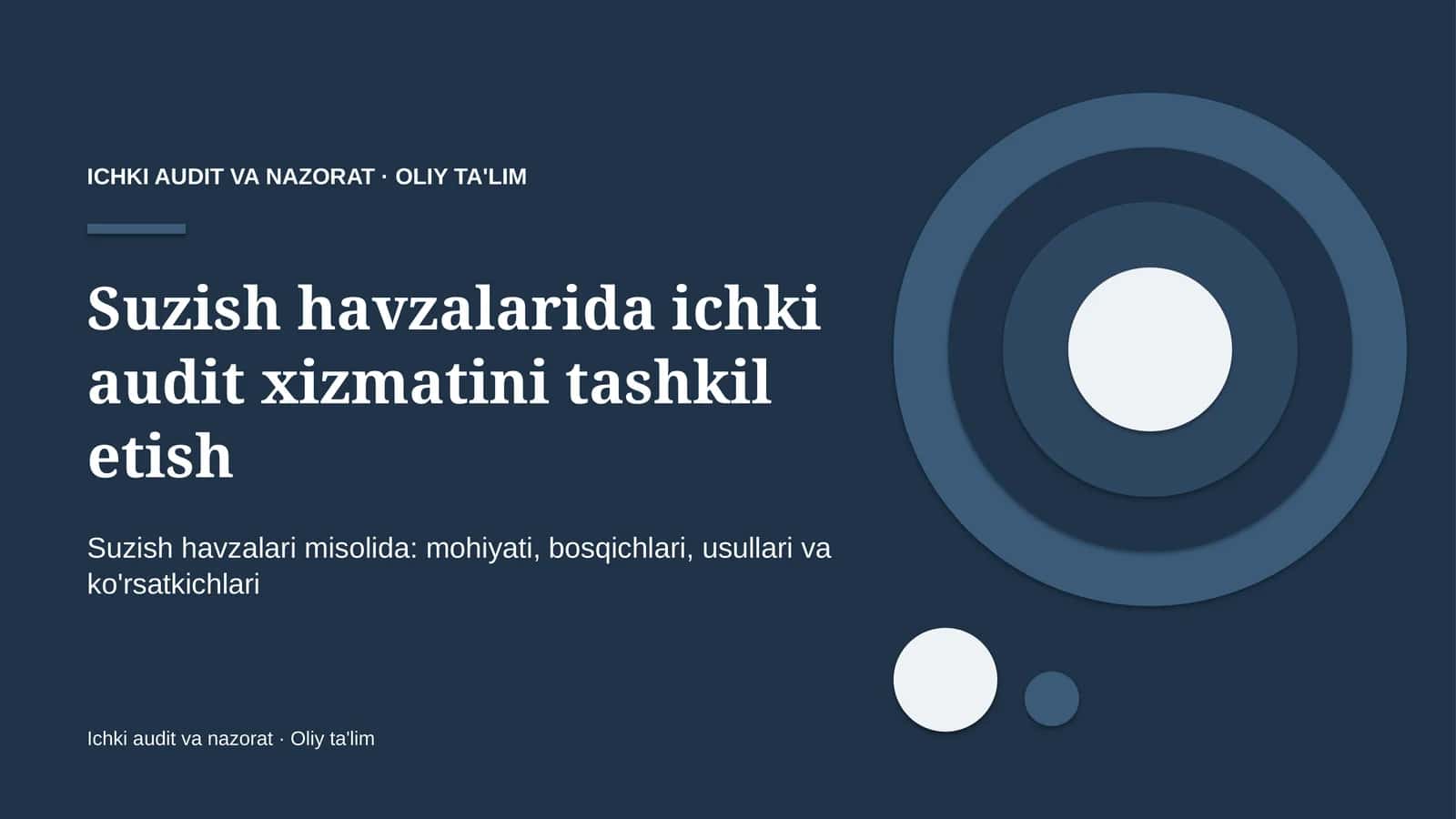 suzish havzalarida ichki audit xizmatini tashkil etish 4565