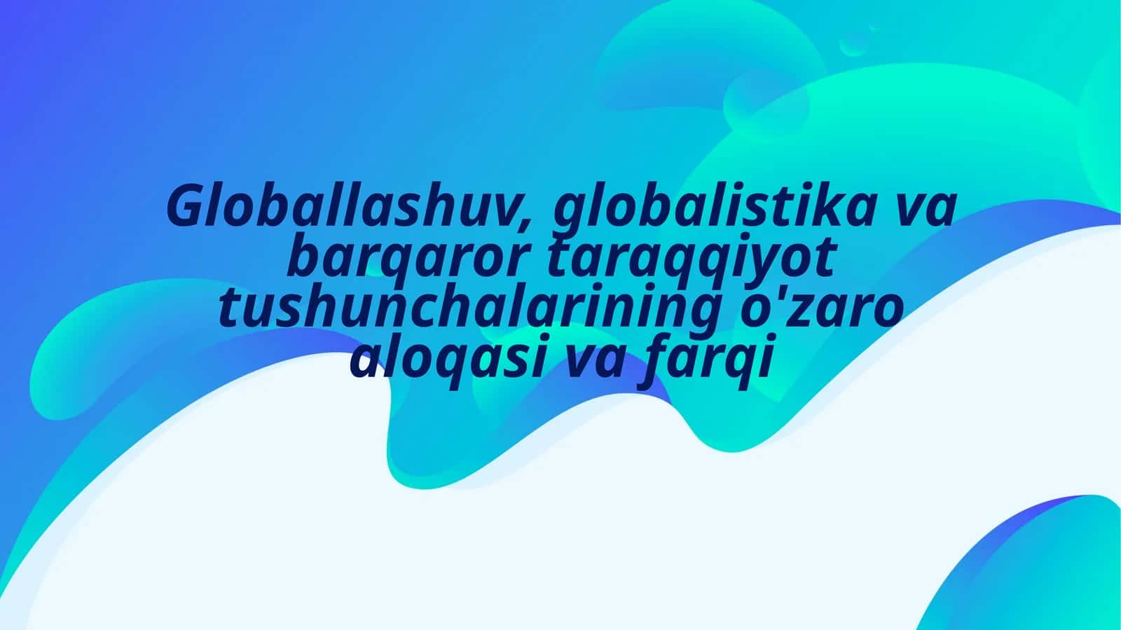 Globallashuv