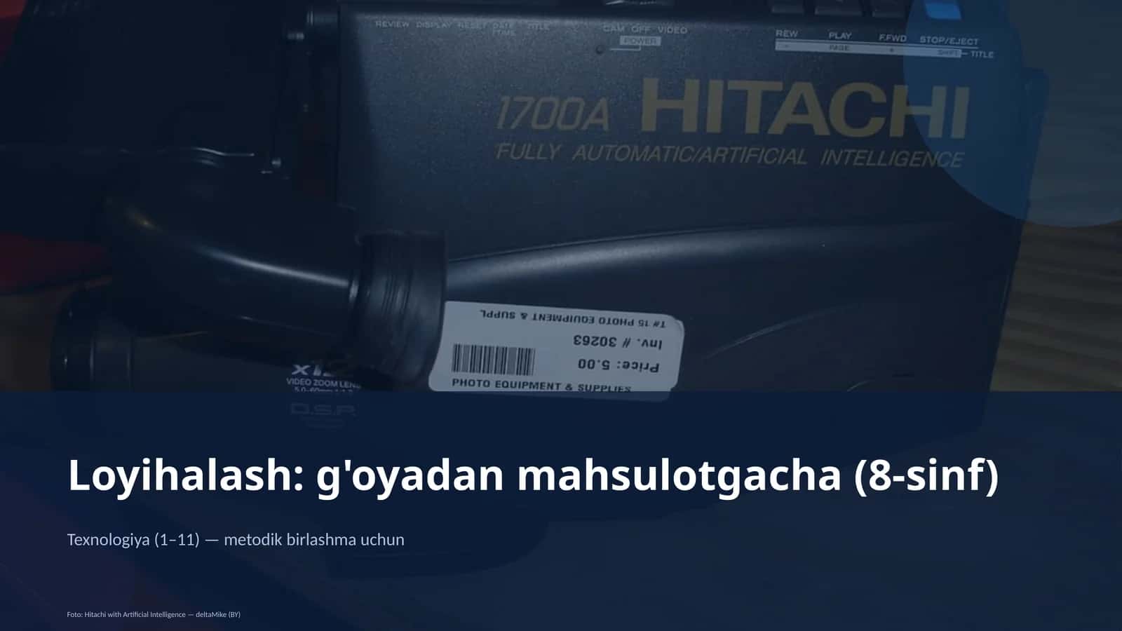 G'oyadan mahsulotgacha (8-sinf)