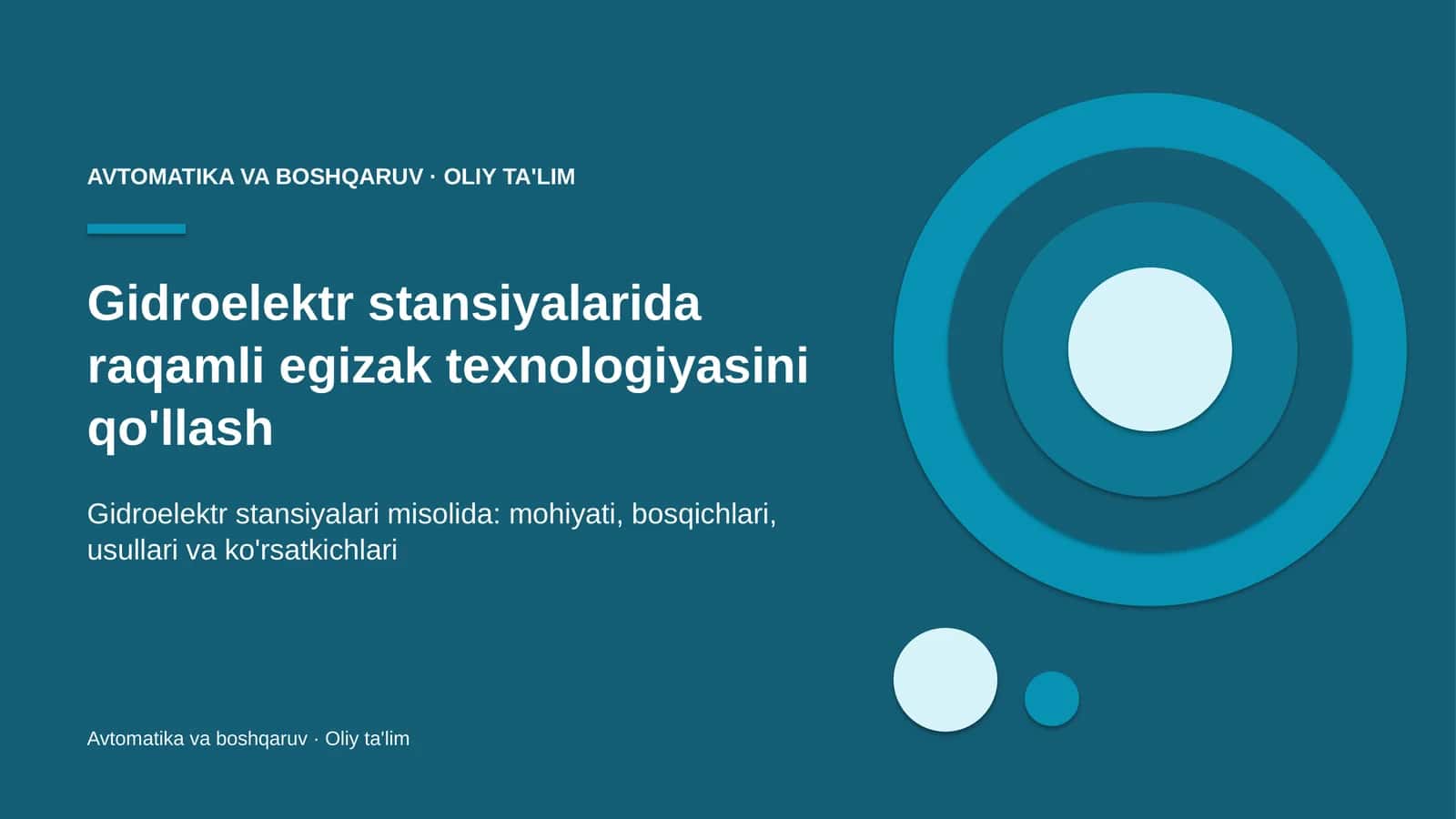gidroelektr stansiyalarida raqamli egizak texnologiyasini qo'llash 4339