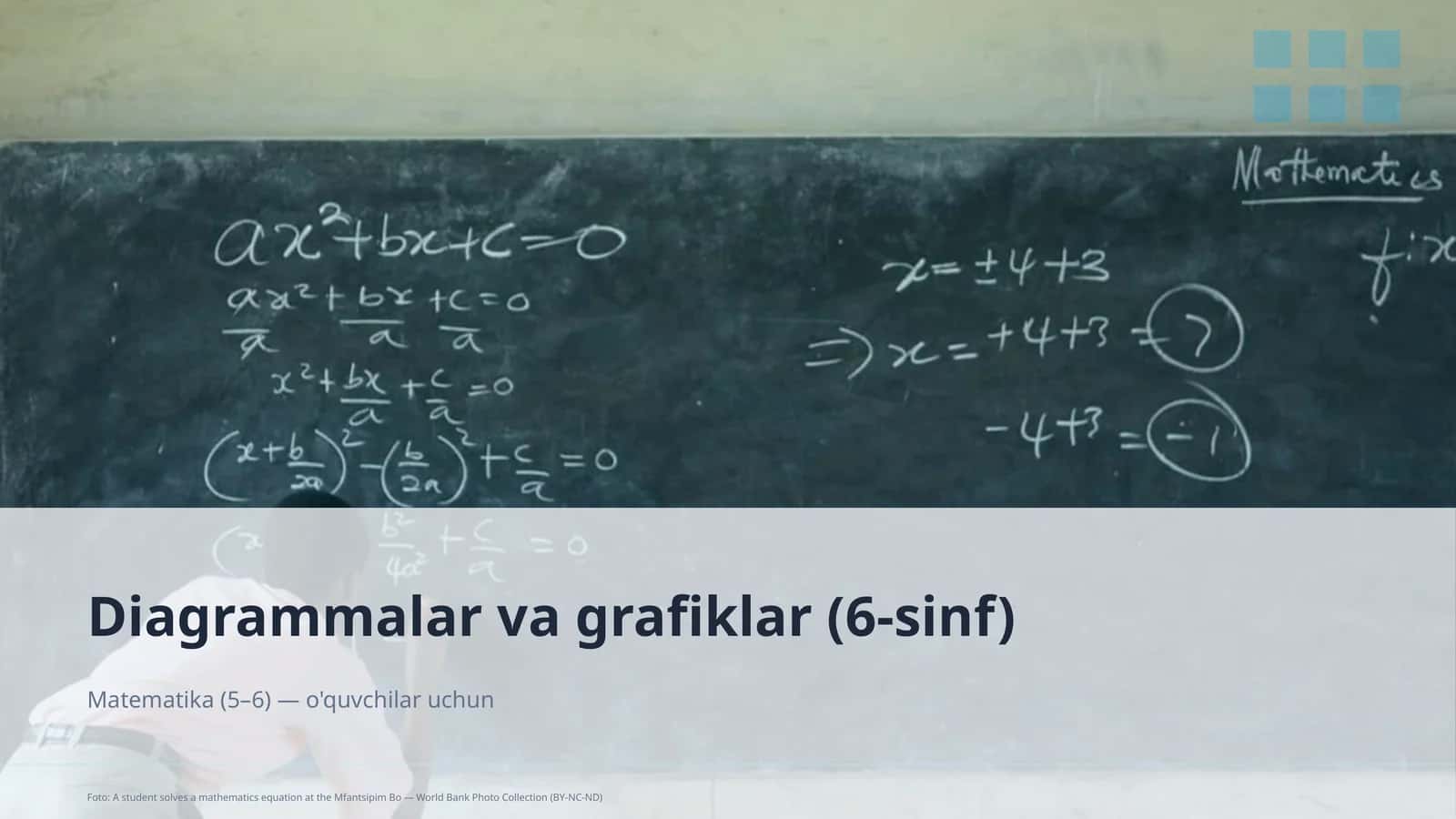 Diagrammalar va grafiklar (6-sinf)