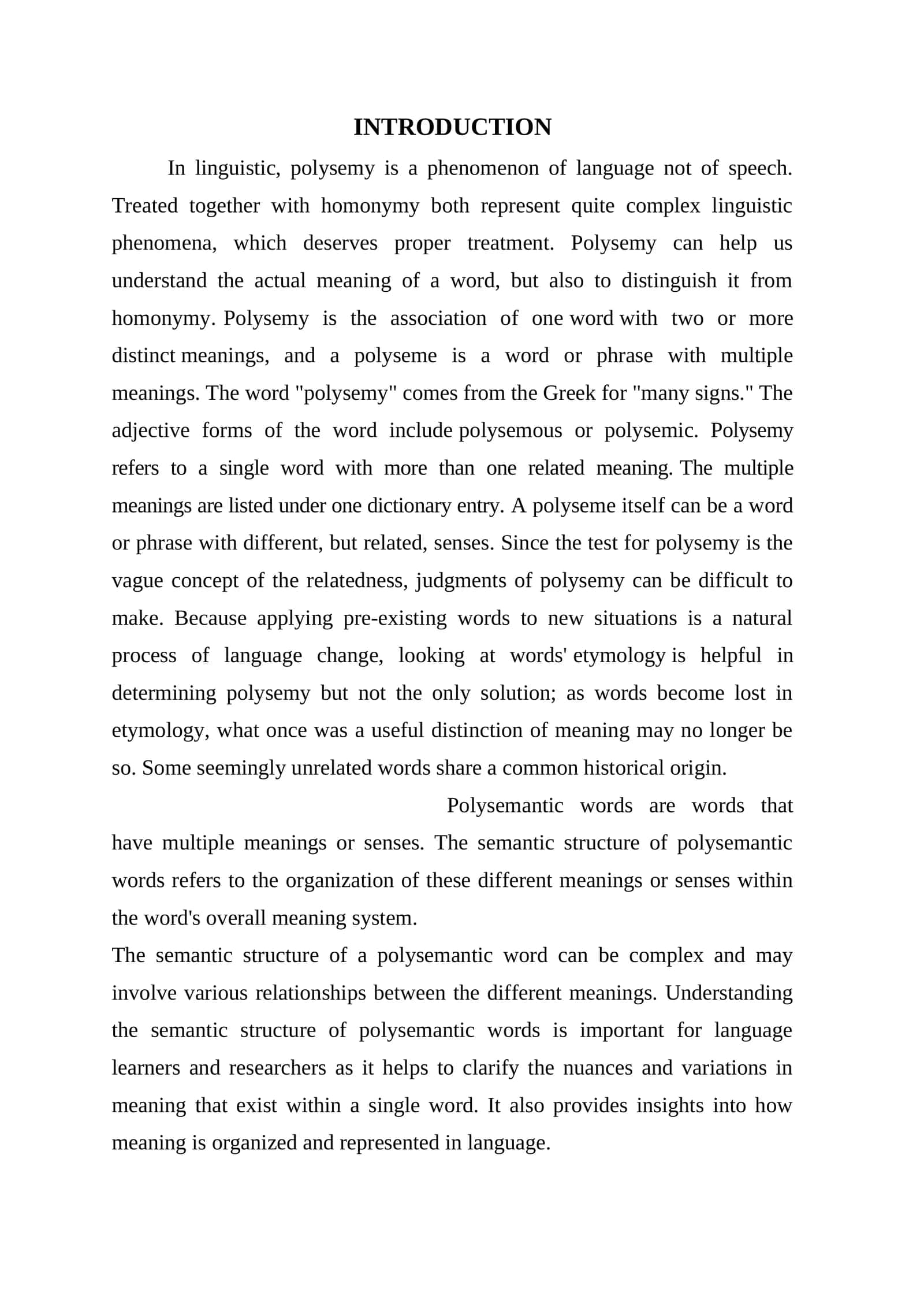 Polysemy