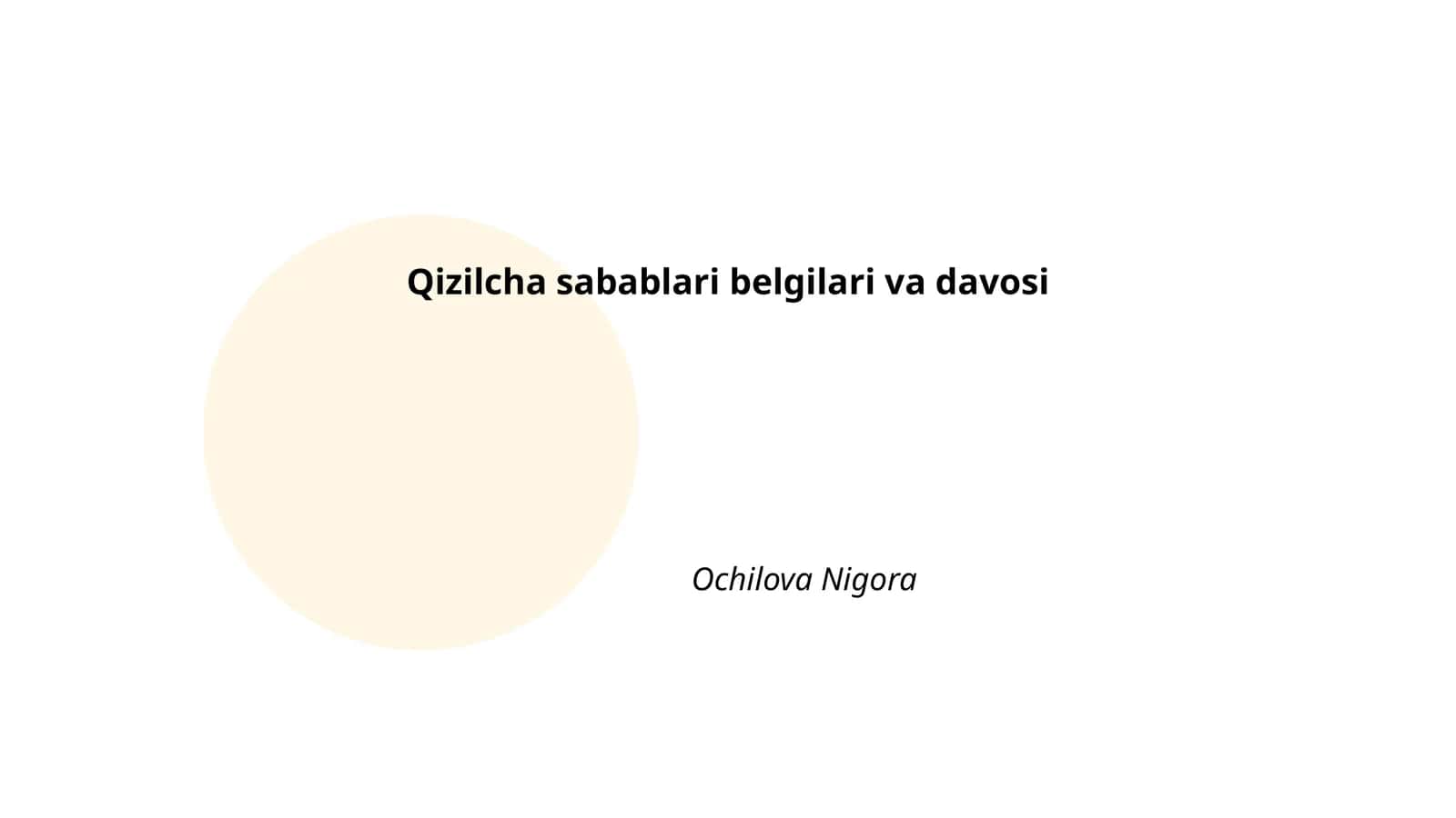 Qizilcha sabablari belgilari va davosi
