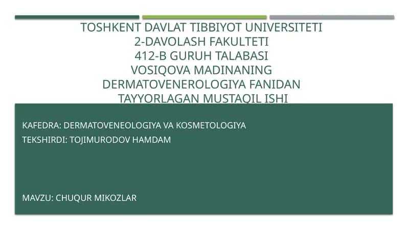 Chuqur mikozlar