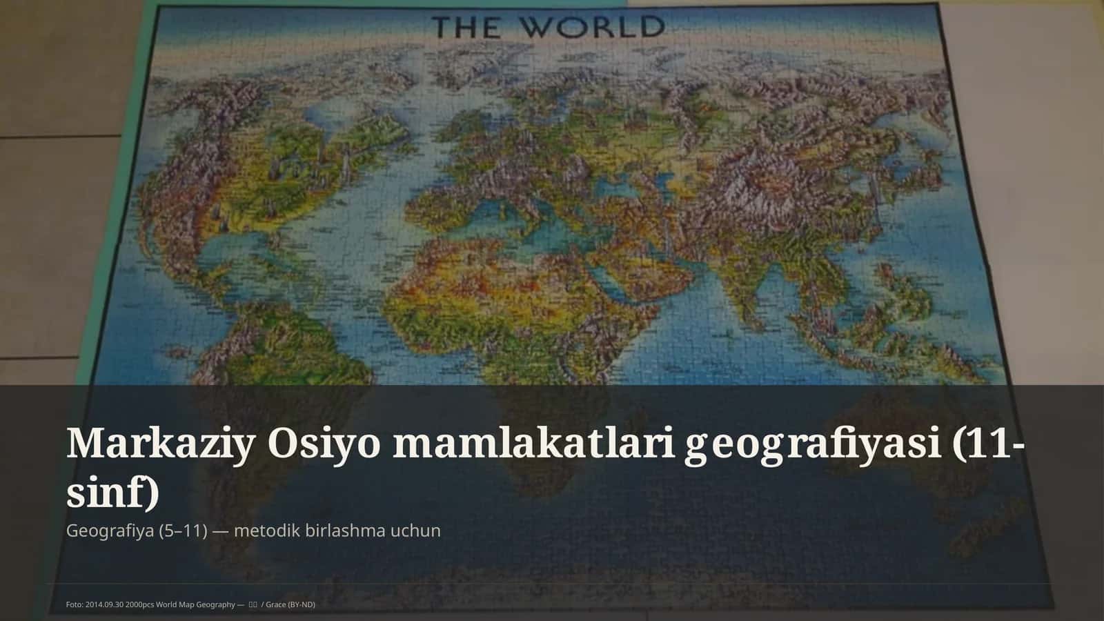 Markaziy Osiyo mamlakatlari geografiyasi (11-sinf)