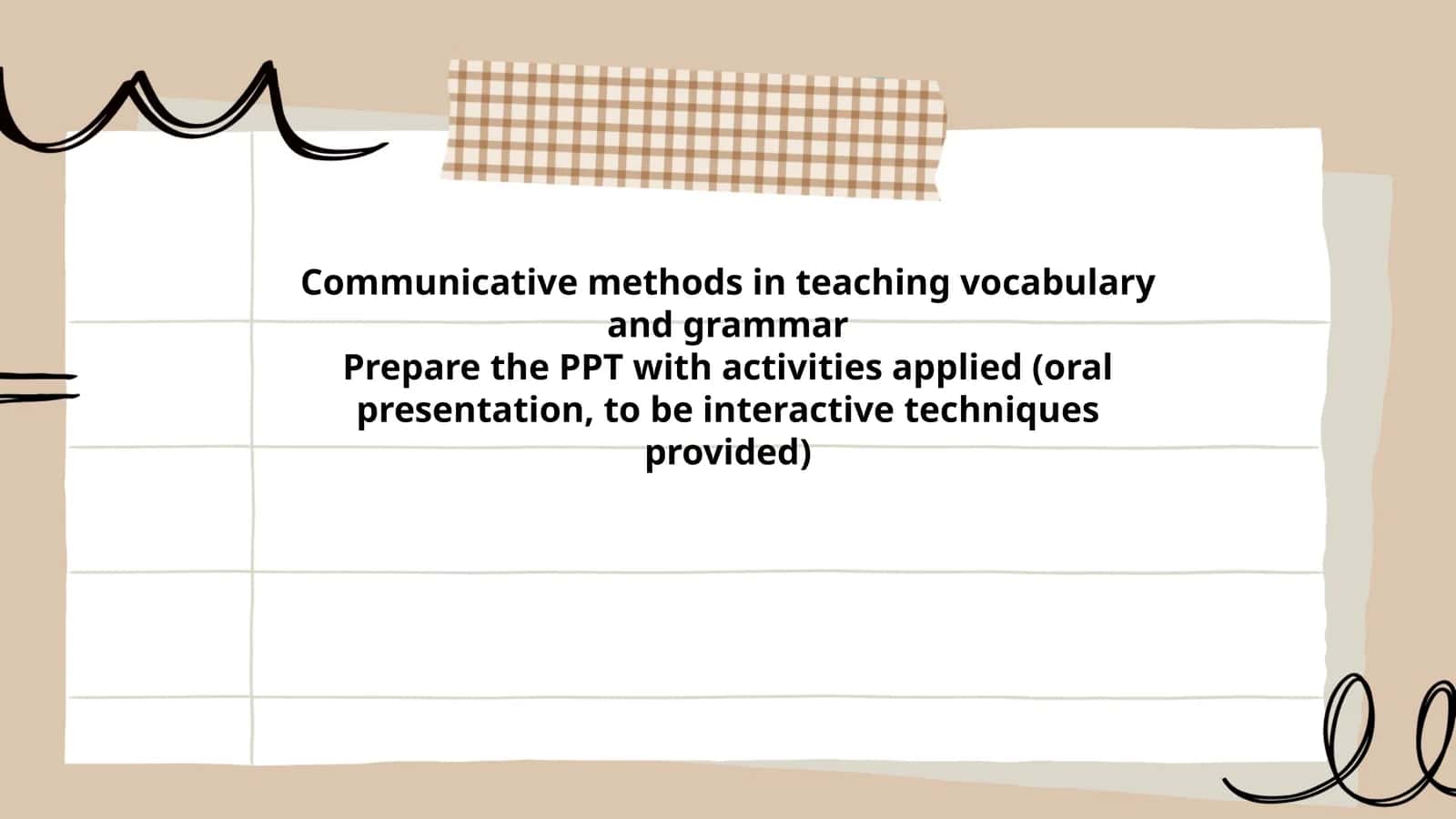 Communicative methods in teaching vocabulary and grammar