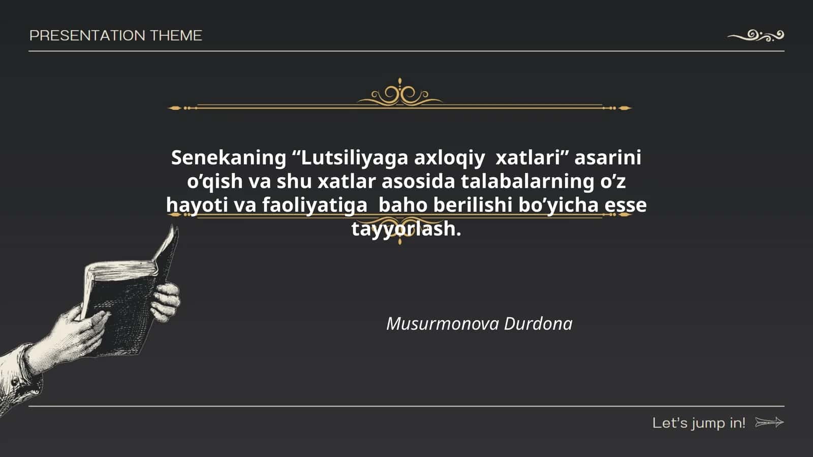 Lutsiliyaga axloqiy xatlari