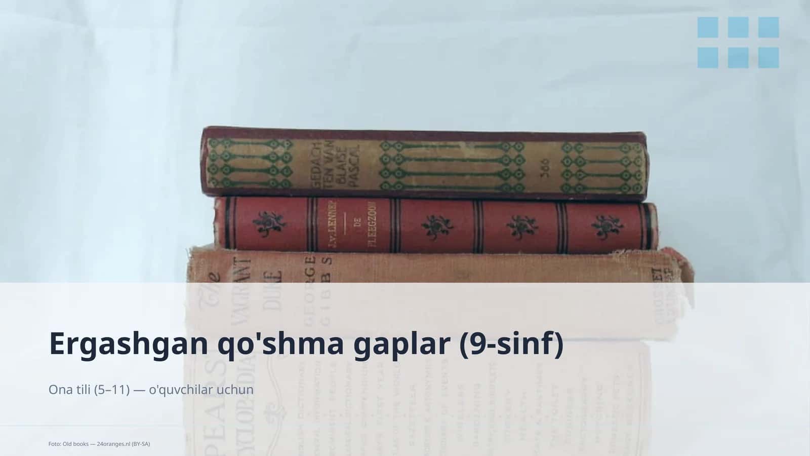 Ergashgan qo'shma gaplar (9-sinf)