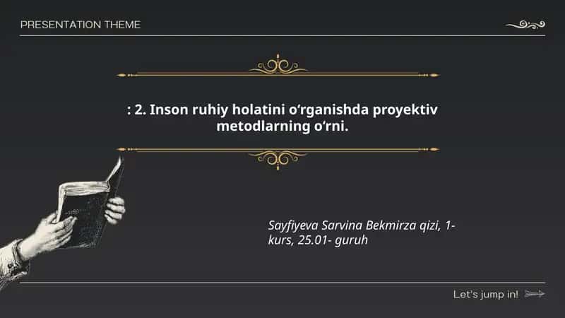 Proyektiv Metodlar