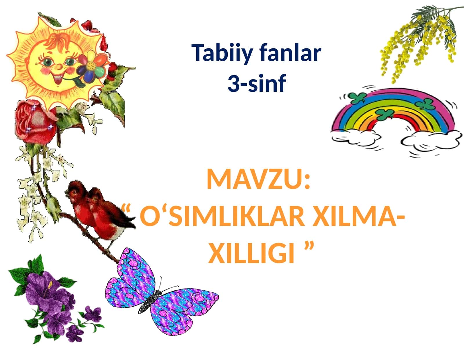 Tabiiyfanlar 3-sinf