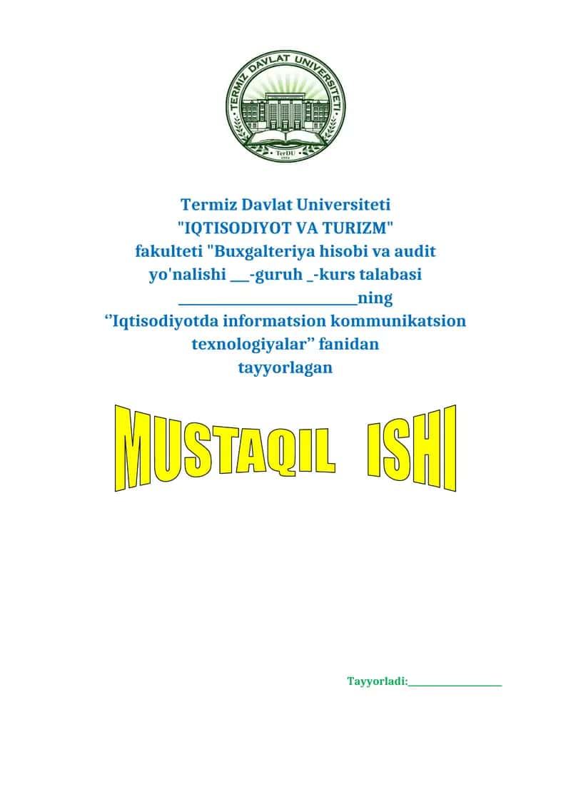 Iqtisodiy axborot tizimlarida mobil platforma texnologiyasi