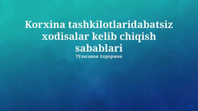 Tashqi Muhit Omillari va Bozor Raqobatining Ta'siri