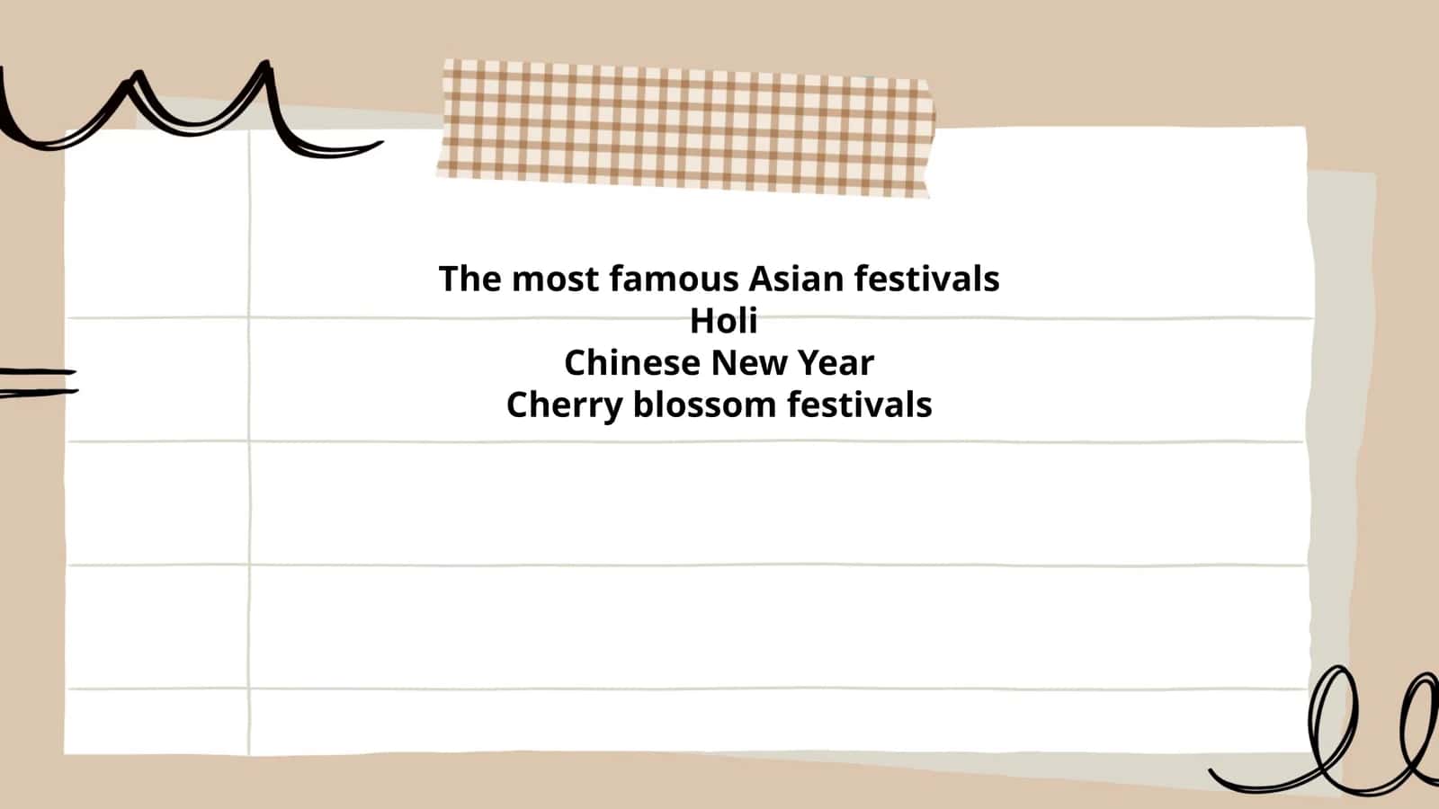 The most famous Asian festivals