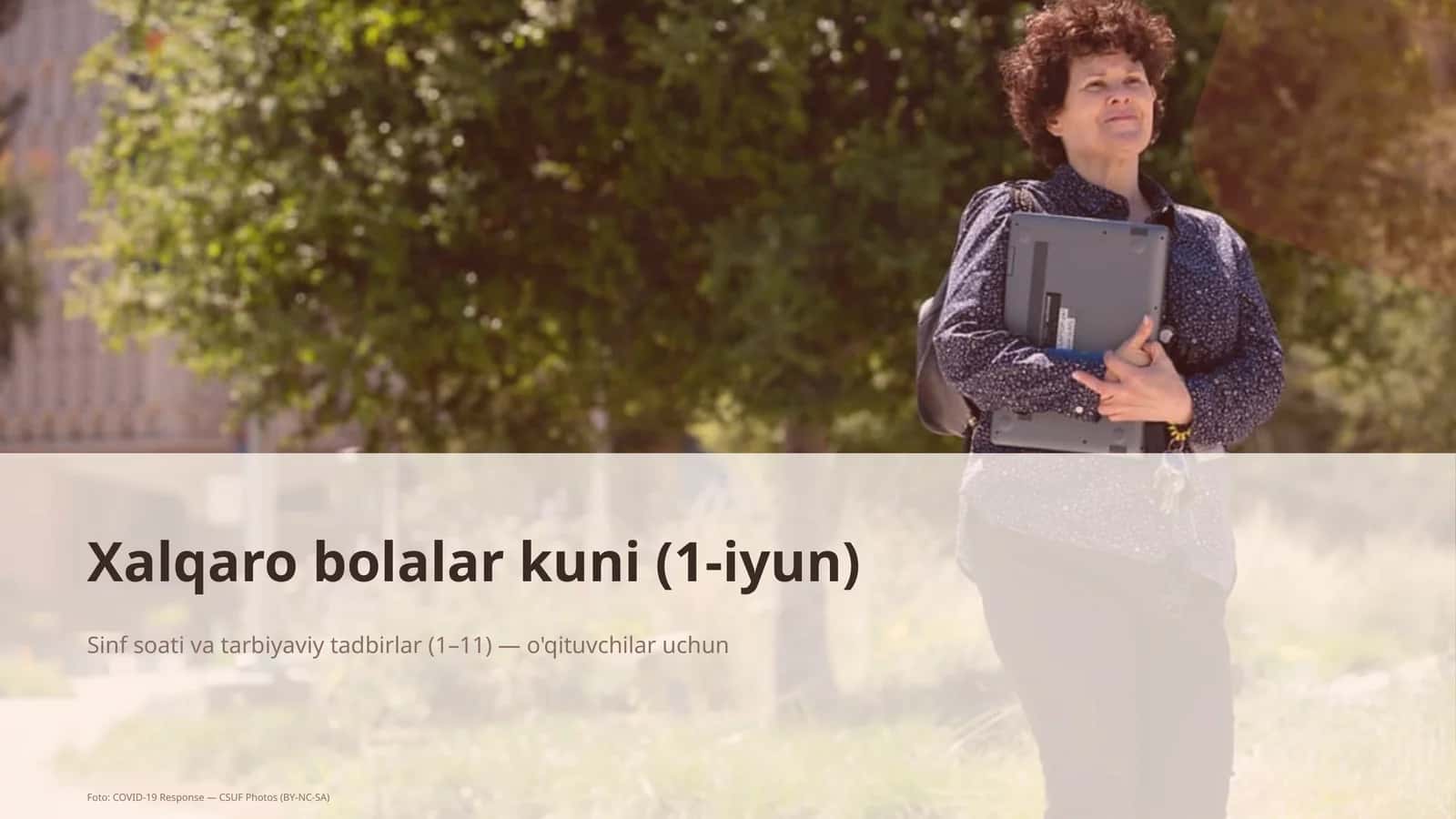 Xalqaro bolalar kuni (1-iyun)