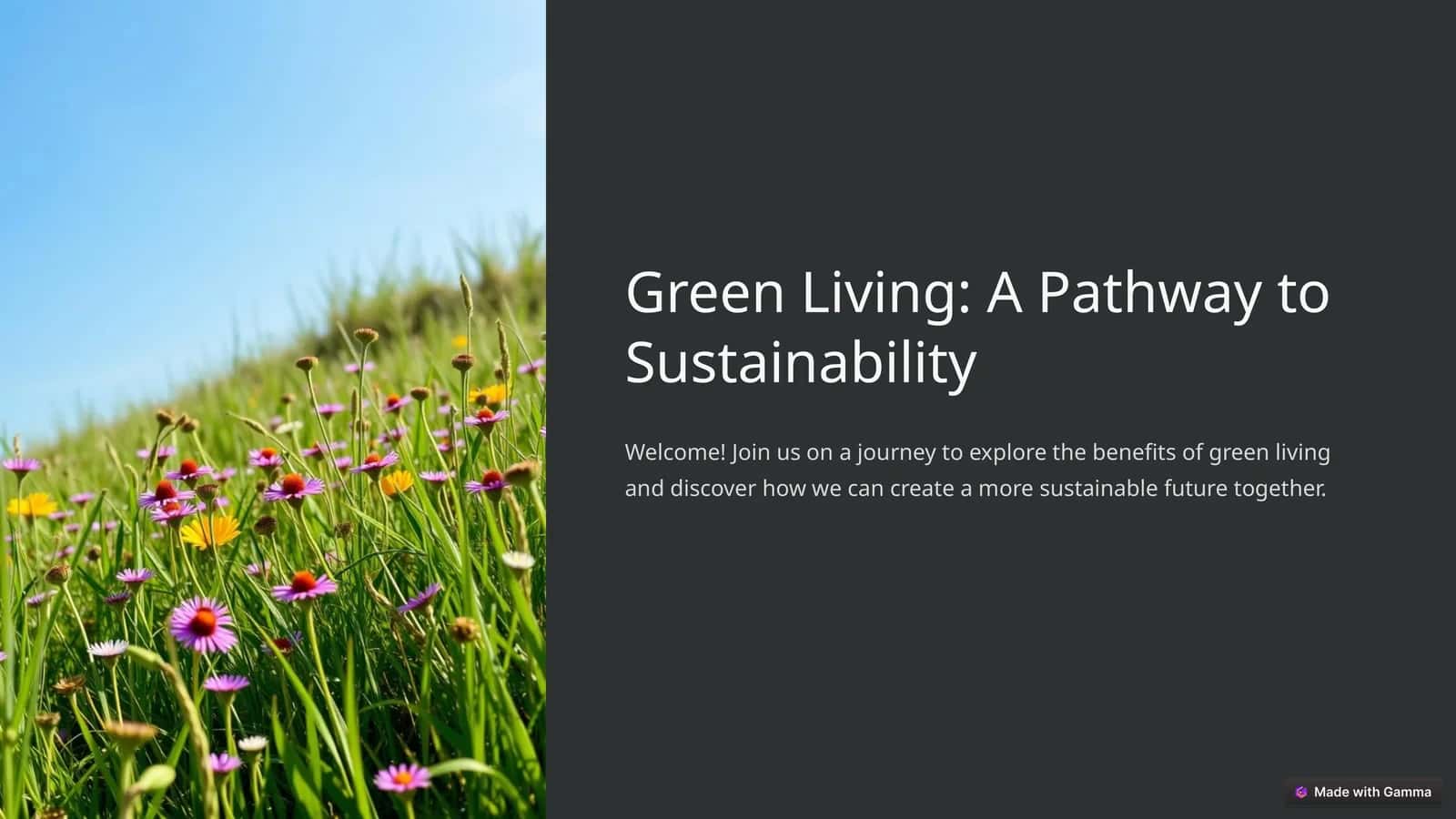 Green Living: A Pathway to Sustainability