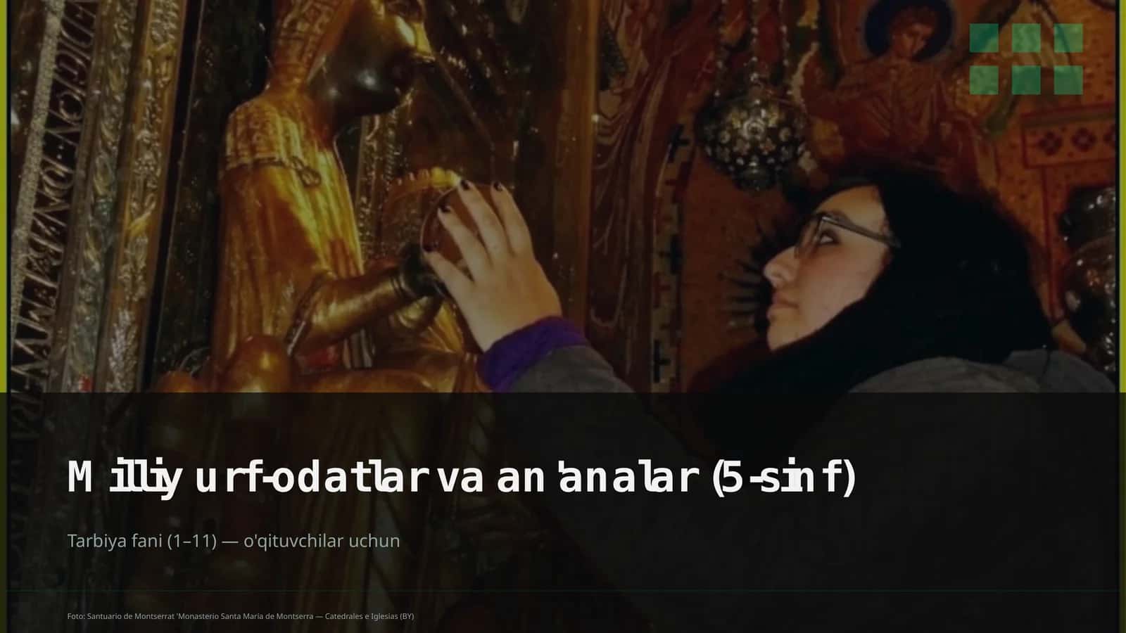 Milliy urf-odatlar va an'analar (5-sinf)