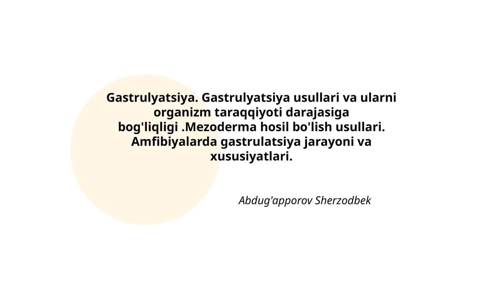 Gastrulyatsiya