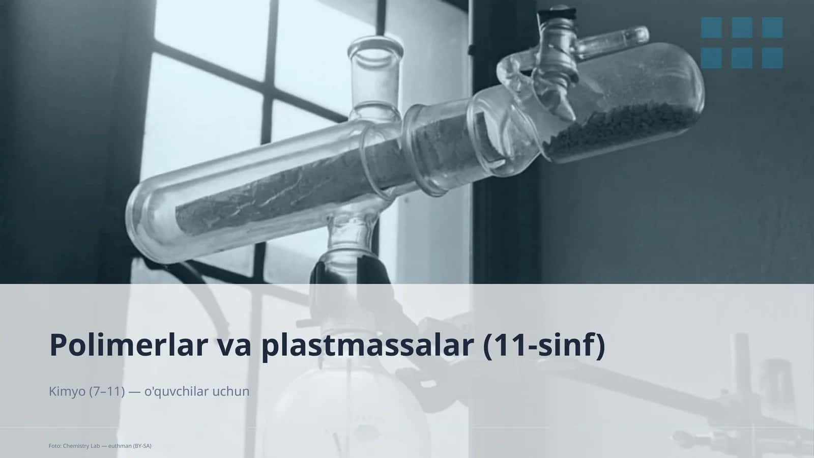 Polimerlar va plastmassalar (11-sinf)