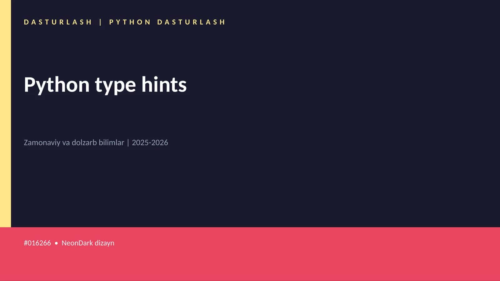 Python type hints