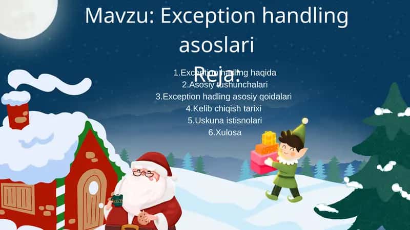 Exception handling asoslari