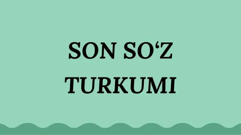 Son(tilshunoslikda)