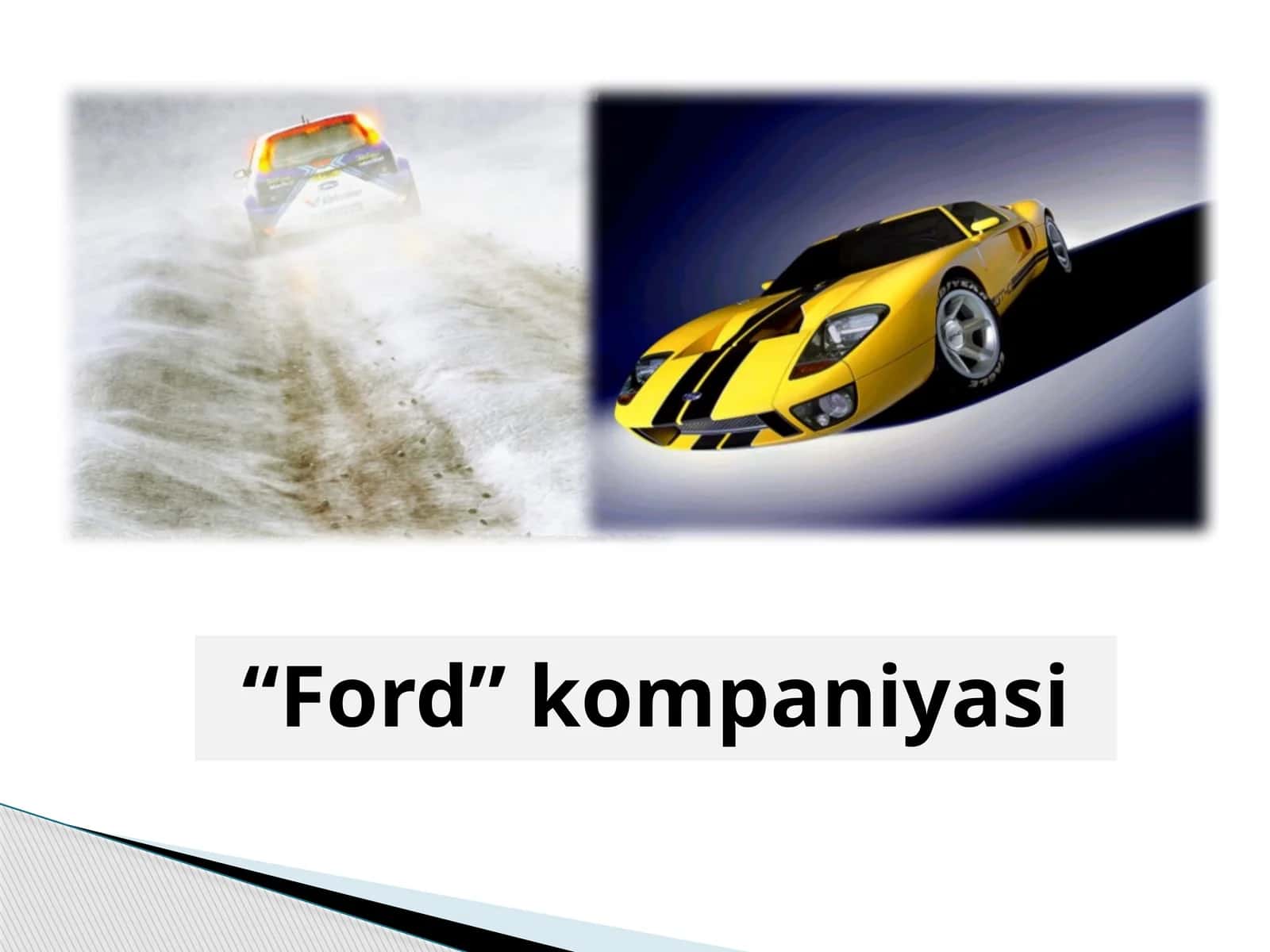 “Ford”kompaniyasi