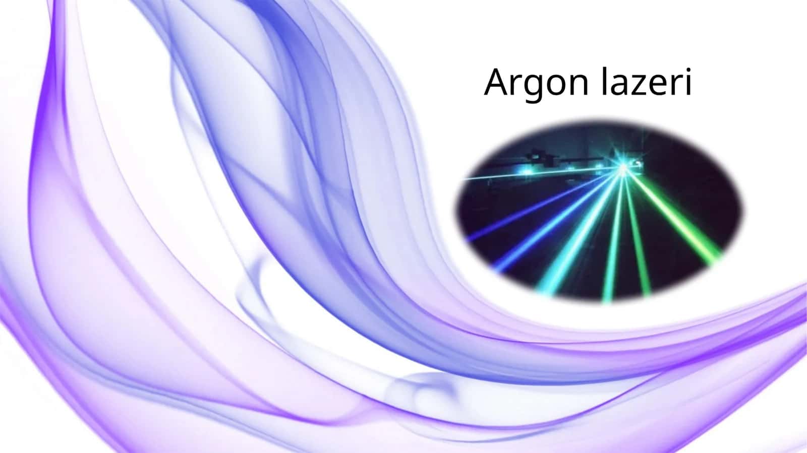 Argon lazeri