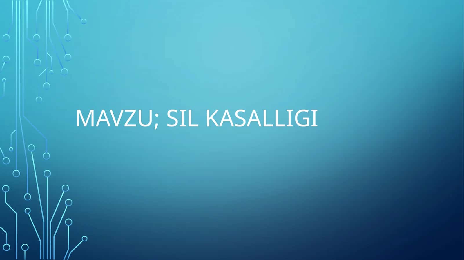 Sil kasalligi
