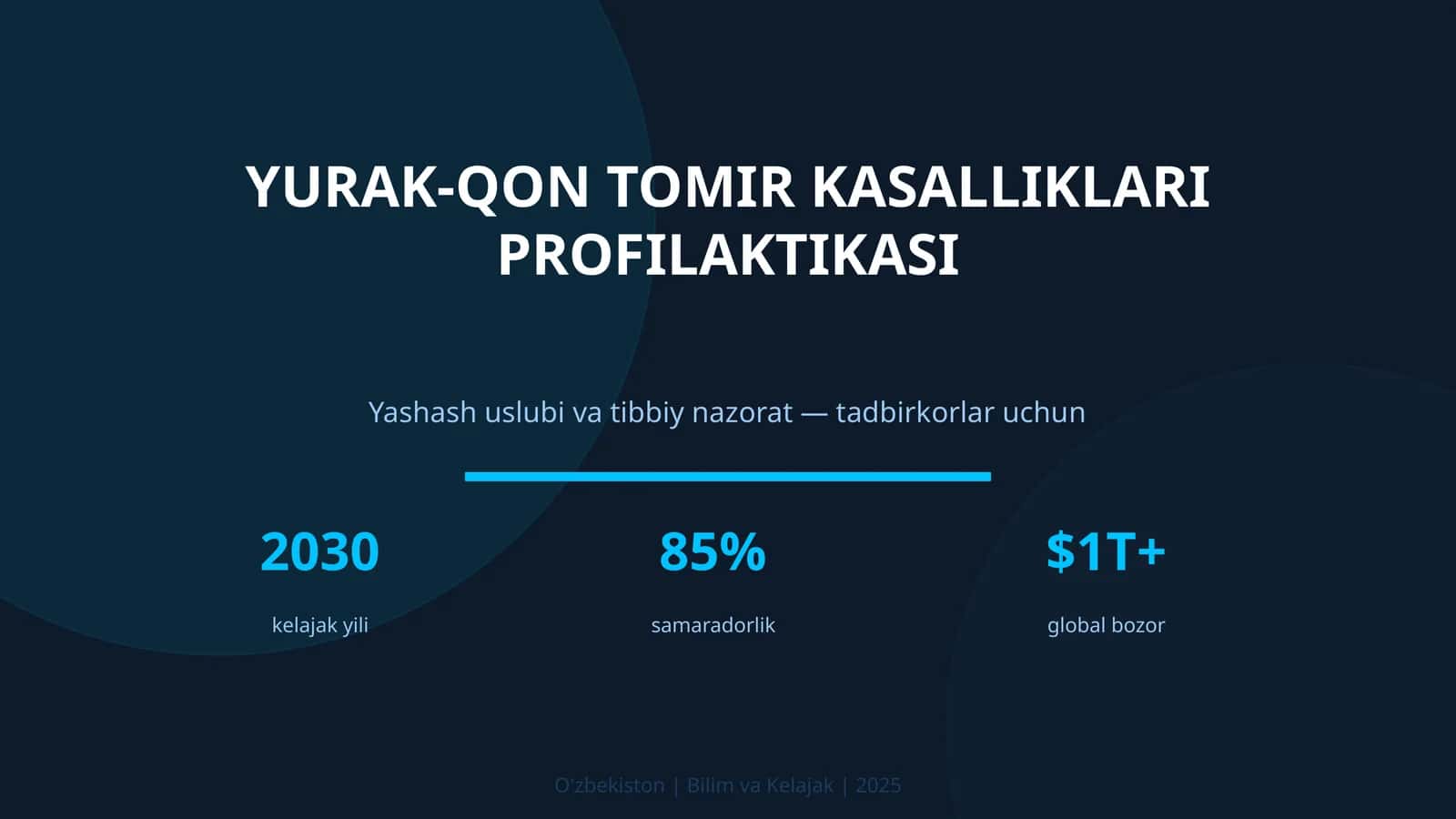 Yurak-qon tomir kasalliklari profilaktikasi