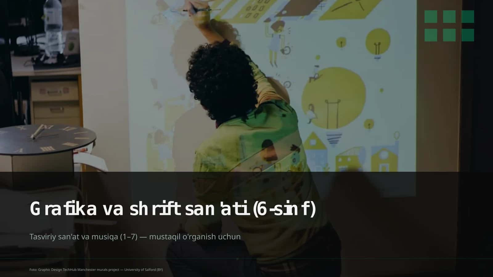 Grafika va shrift san'ati (6-sinf)