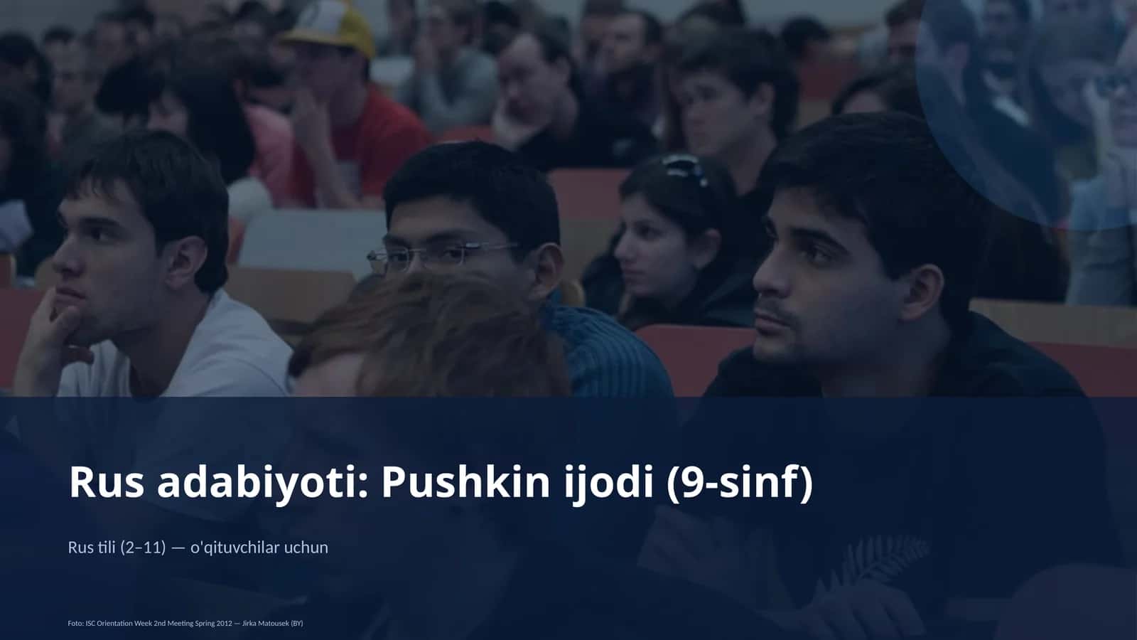 Rus adabiyoti: Pushkin ijodi (9-sinf)