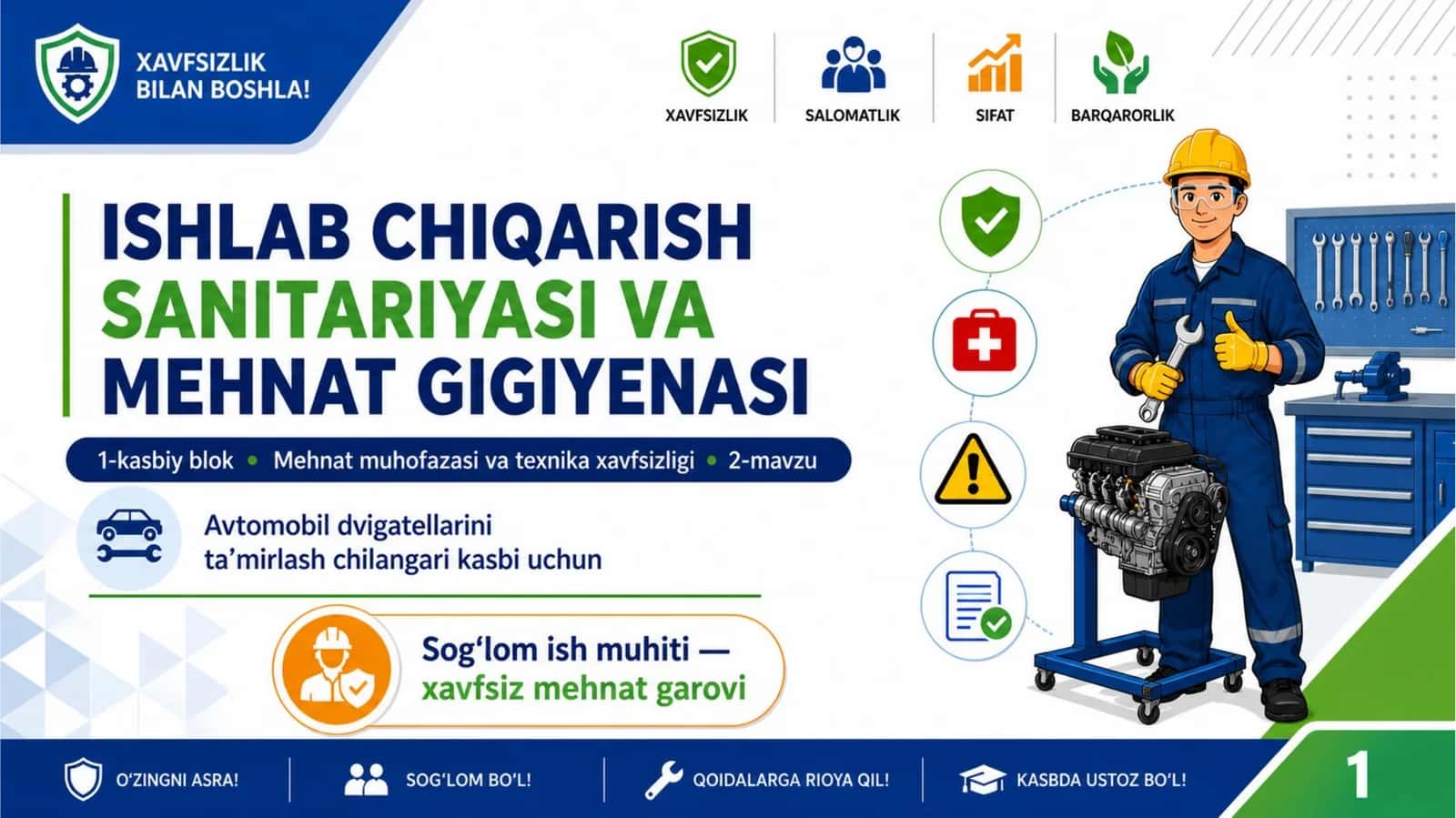 Ishlab chiqarish sanitariyasi va mehnat gigiyenasi